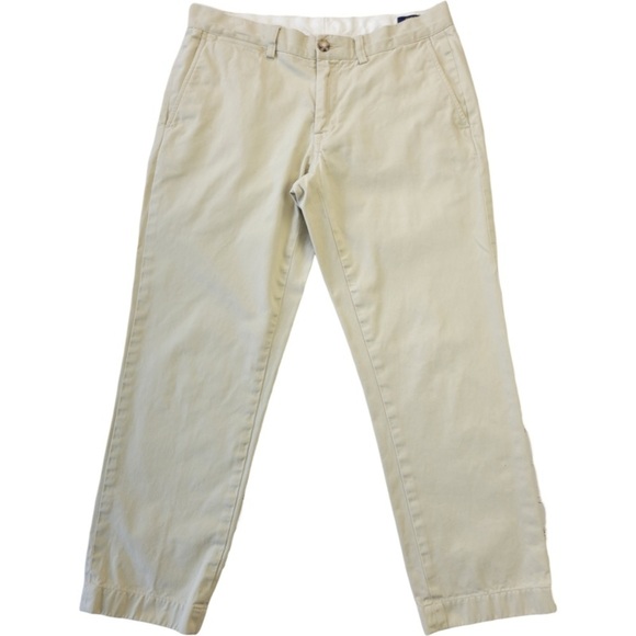 Polo Ralph Lauren men's ivory color slim fit chino pants size 33/30 - Picture 1 of 14